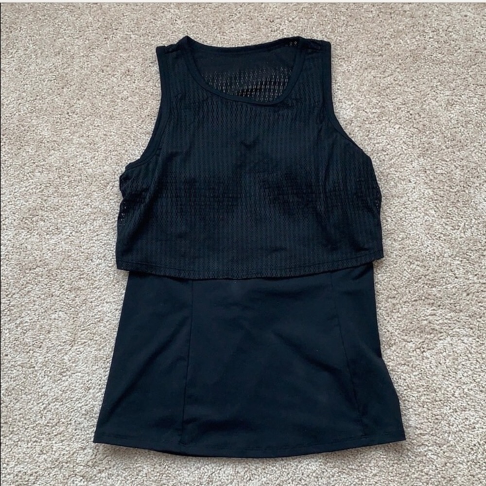 Fabletics size small black tank